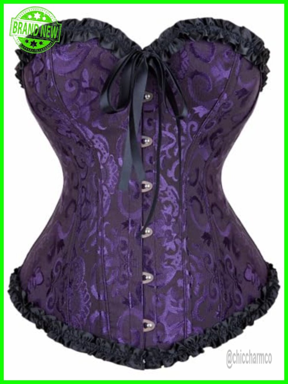 Lace Up Overbust Corset Renaissance Bustier Lace Top Women